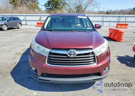 2016 Toyota Highlander Xle from USA, damaged, VIN 5TDJKRFH4GS225092